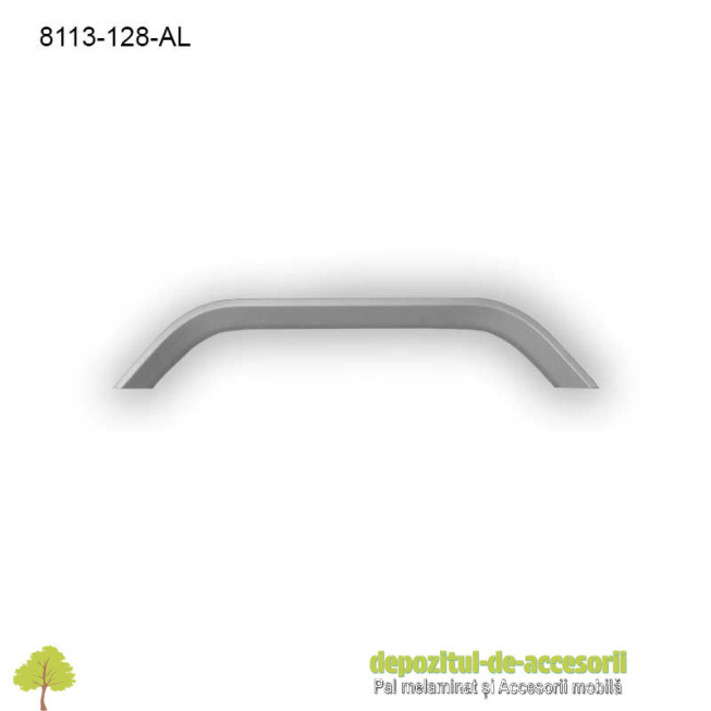 Maner mobilier Aluminiu M8113-128-AL Satinat