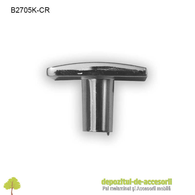 Buton metalic mobilier B2705K-CR cromat