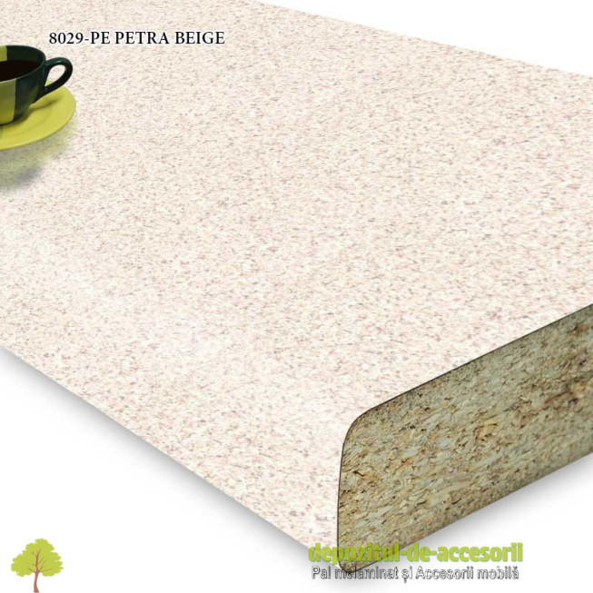 Blat bucatarie PETRA BEIGE 8029-PE 38x600x4100 Krono Swiss