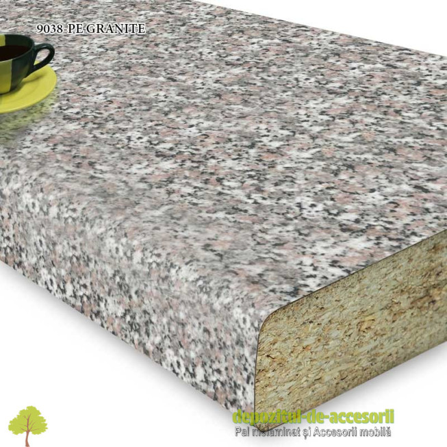 Blat bucatarie GRANITE 9038-PE 38x600x4100 Krono Swiss