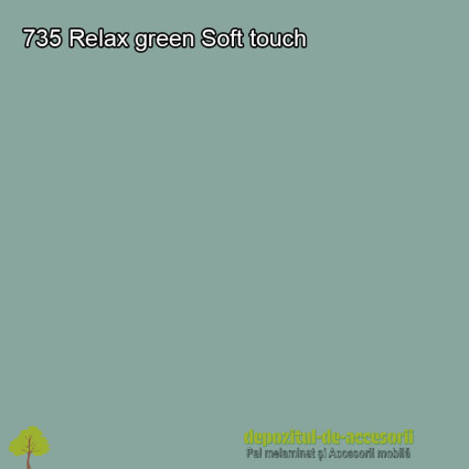 Panou MDF 735 Relax green Soft touch mat AGT