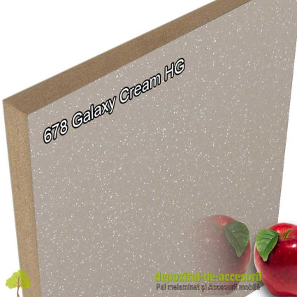 Panou MDF  Galaxy Cream super lucios 678 AGT HG