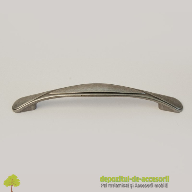 Maner mobilier 5030 antic gri 128mm