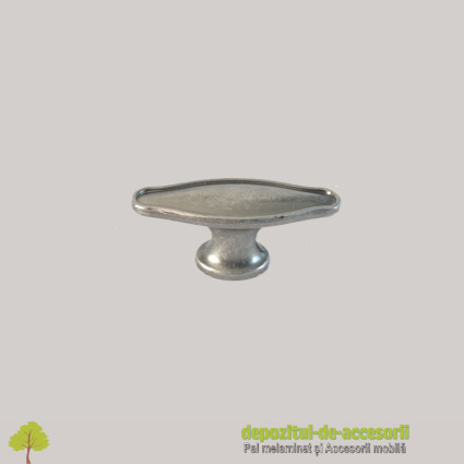 Buton mobilier 1377 antic silver