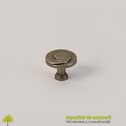 Buton mobilier 5103 antic gri