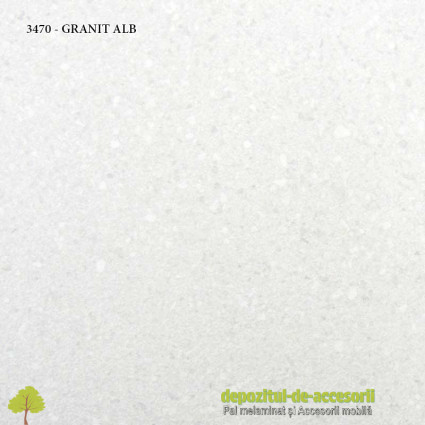 Blat de masa GRANIT ALB 3470 38x800x4100 Ricci Italia
