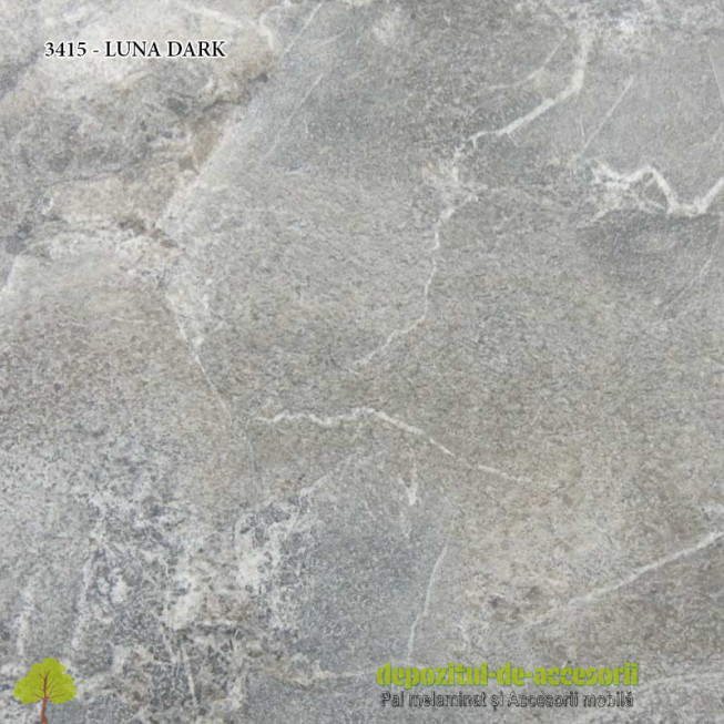 Blat de bucatarie LUNA DARK 3415 38x600x4200mm Ricci Italia