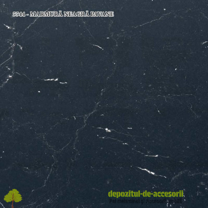 Blat de bucatarie MARMURA NEAGRA PAVANE 5544 38x600x4200mm Ricci Itali