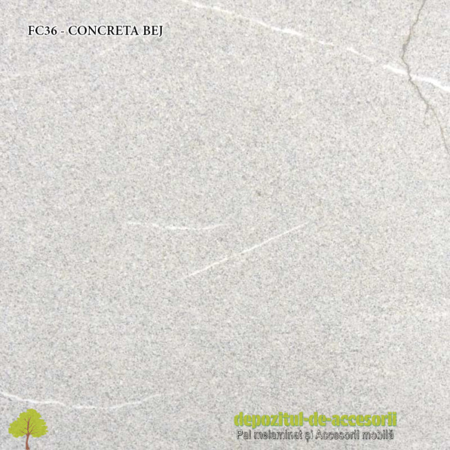 Blat de bucatarie CONCRETA BEJ FC36 68x600x4200mm Ricci Italia