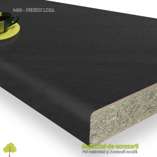 Blat de masa NEGRU LOSA 3408 38x800x4200 Ricci Italia