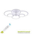 Lustră LED DL75L046 CYBELE 100W, sase brate, trei culori, telecomandă