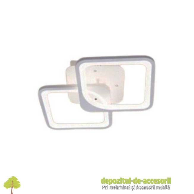 Lustră LED DL75L052 HEBE 50W, doua brate, trei culori, telecomandă