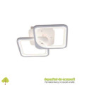 Lustră LED DL75L052 HEBE 50W, doua brate, trei culori, telecomandă