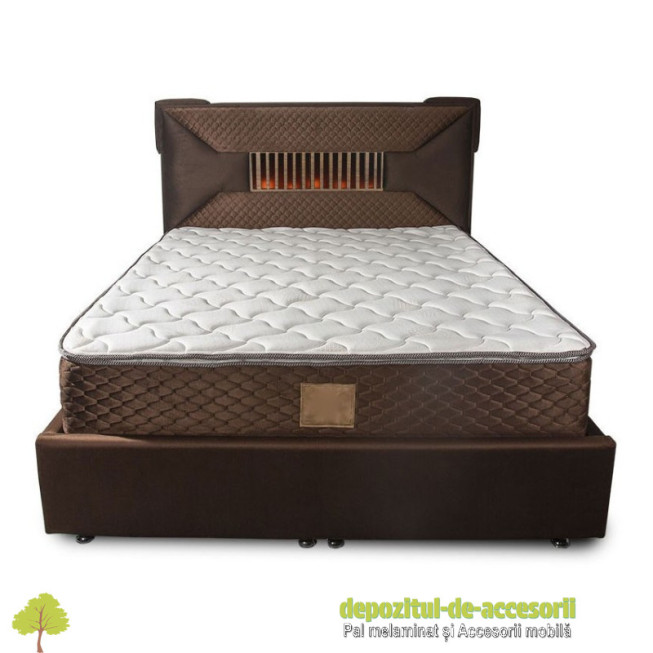 Saltea de Pat Lux Diamant 90x200 cm alba