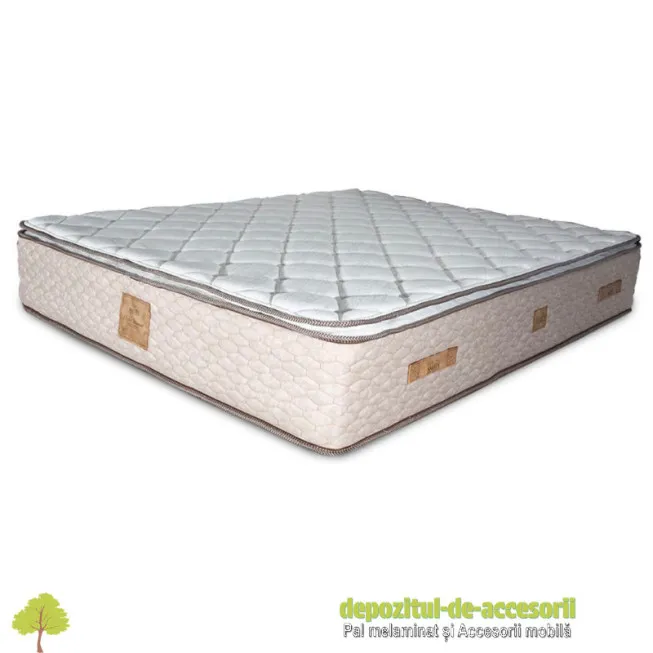 Saltea de Pat Pocket Diamant 120x200 cm alba