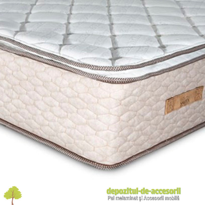 Saltea de Pat Pocket Diamant 140x200 cm alba