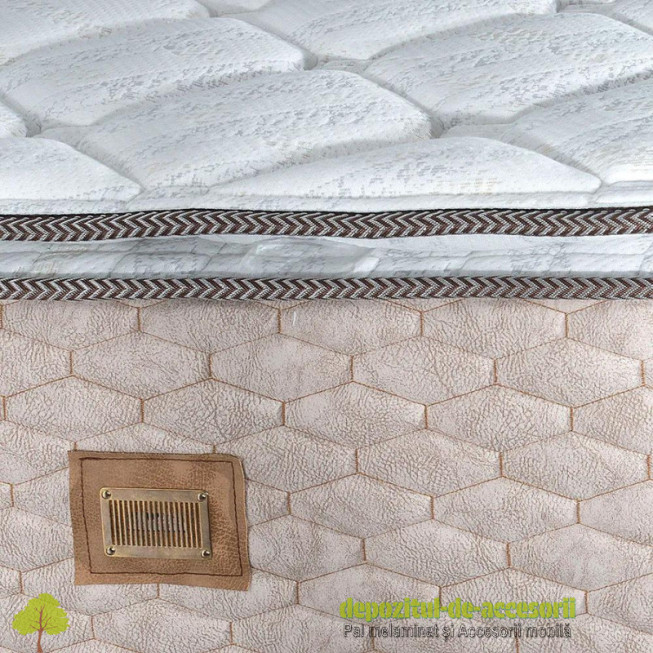 Saltea de Pat Pocket Diamant 180x200 cm alba