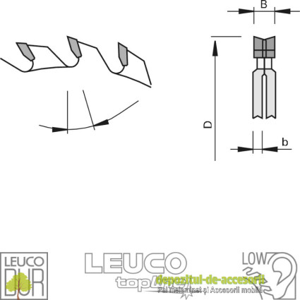 Panza Incizor pal Ø150mm x 3,2 mm Leuco (KO-WS)