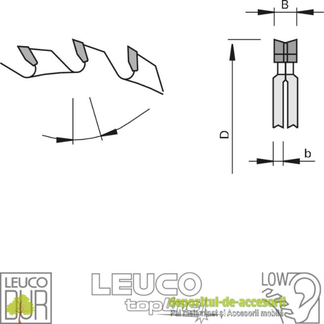 Panza Incizor pal Ø150mm x 3,2 mm Leuco (KO-WS)