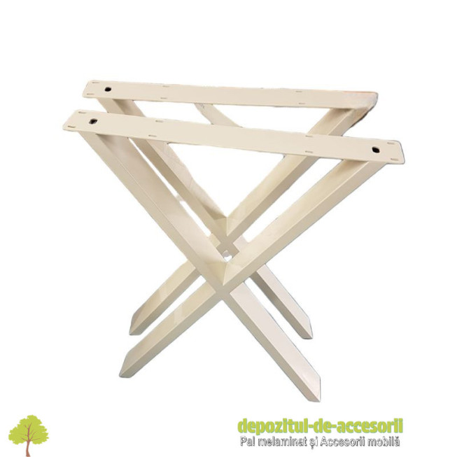 Set Picioare de masa X H710x580 albe