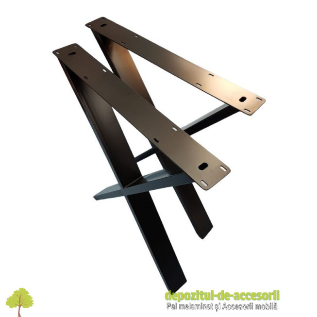 Set Picioare de masa X H710x580 negre