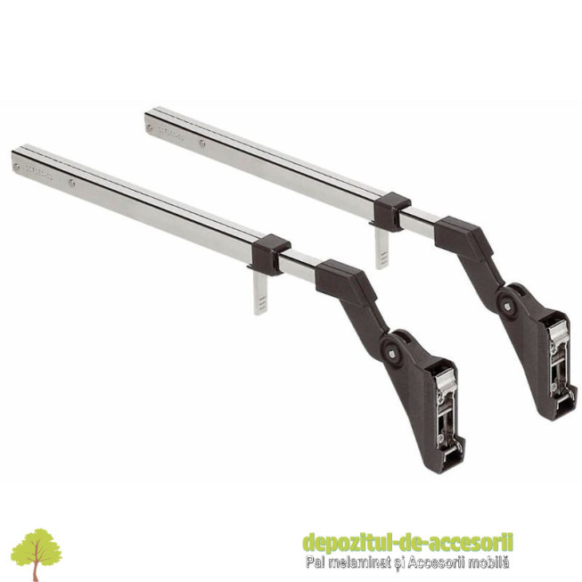 Set de brate telescopice Aventos HF-04 Blum, nichelat