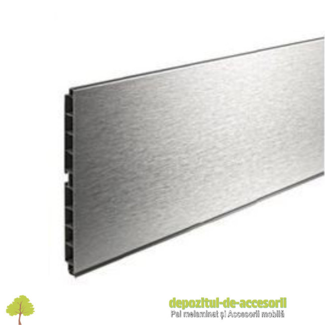 Plintă 150mm inox, lungime 4m, Kapsan