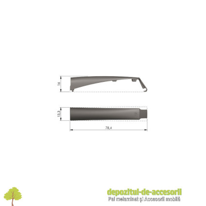 Capac acoperire K PUSH TECH 37mm, puternic, alb