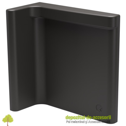 Capac acoperire sistem LIBRA antracit dreapta