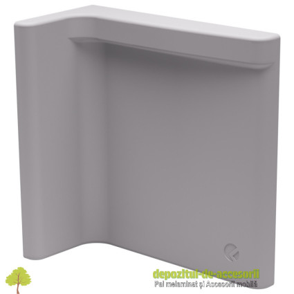 Capac acoperire sistem LIBRA gri deschis dreapta