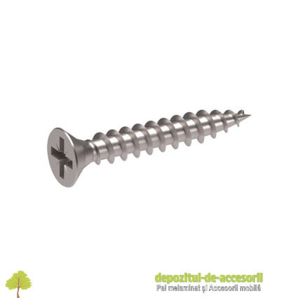 Surub 3,5x16mm nichelate