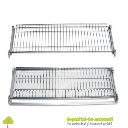 Picurător Scurgător vase cu ramă AL 800mm gri