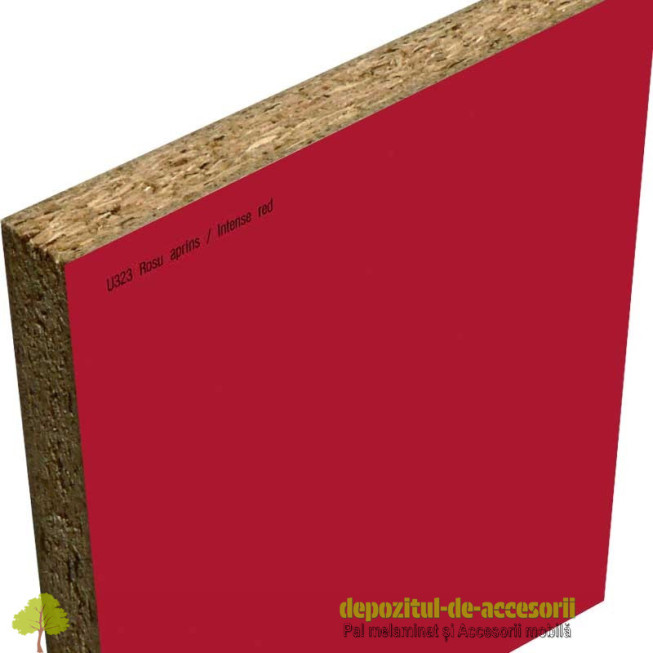 PAL Melaminat Rosu aprins U323-ST15