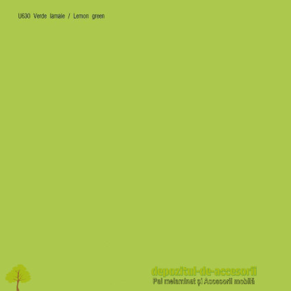 PAL Melaminat Verde lămâie U630-ST15