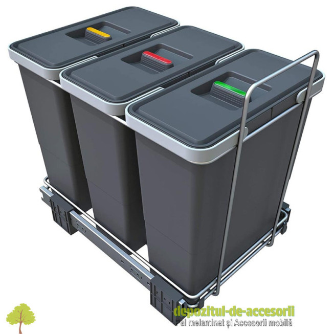 Cos de gunoi multiplu Elletipi PF01 34B4 3x12L