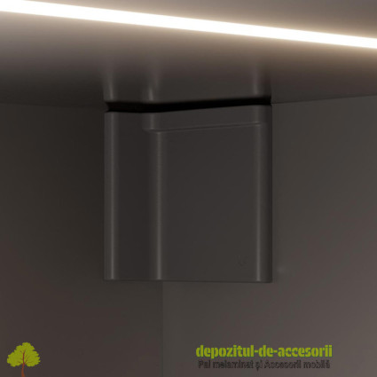 Set capace acoperire sistem LIBRA gri deschis