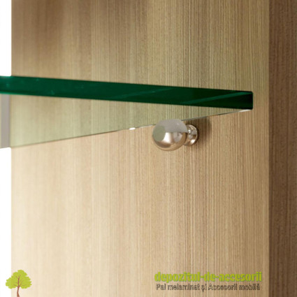 Set suport de polita DREAM 7,5mm transparent