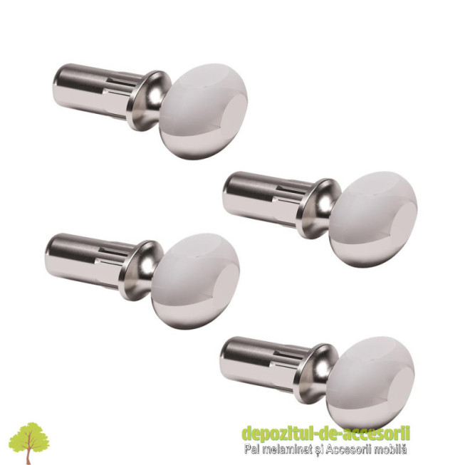 Set suport de polita DREAM 10,5mm transparent