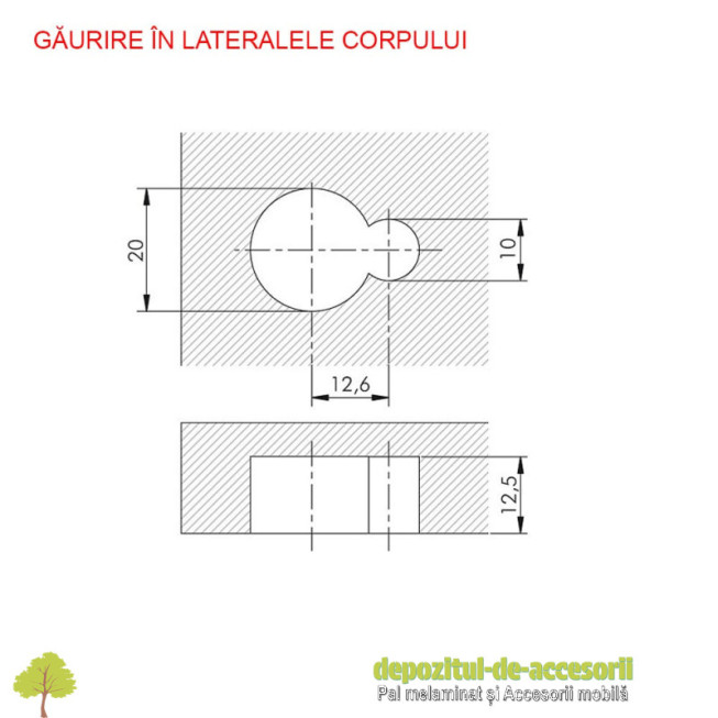 Set suport rafturi SECRET MAXI SL25