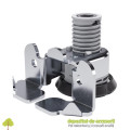 Picior nivelare INTEGRATO TECH G, 2 pini H20mm