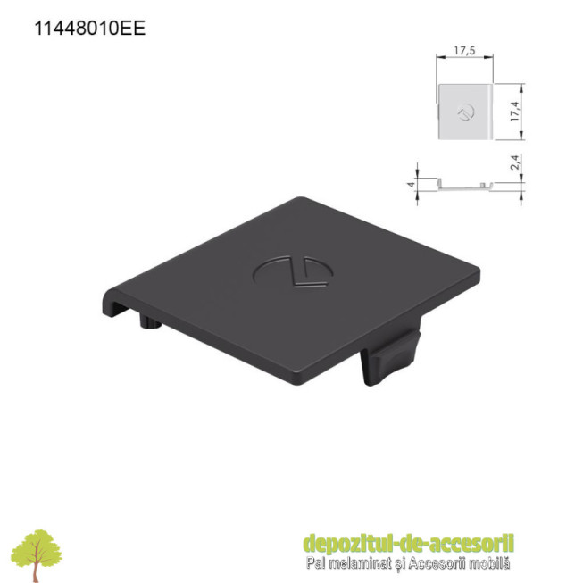 Suport pentru rafturi PK2 PRO 25mm