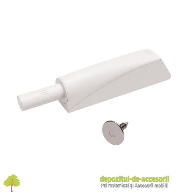 Set Push to open K PUSH TECH 20mm aplicat, buffer, alb