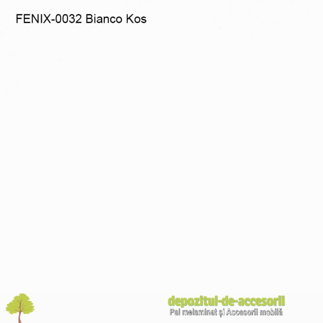 PAL Melaminat FENIX Italia 0032 alb super mat