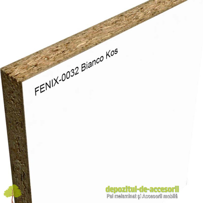 PAL Melaminat FENIX Italia 0032 alb super mat