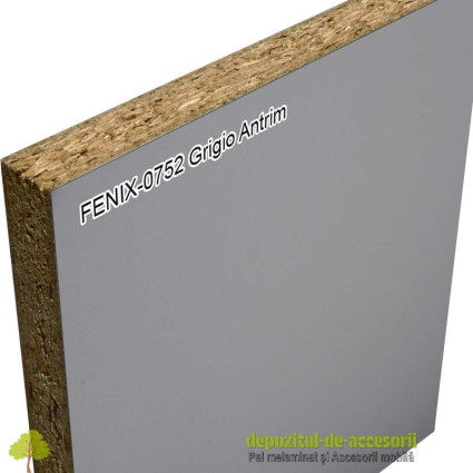 PAL Melaminat FENIX Italia 0752 gri deschis super mat