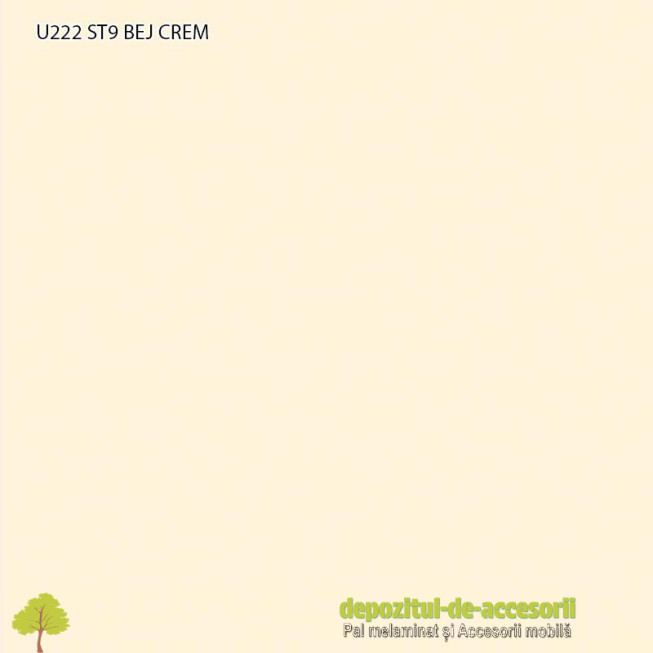 PAL Melaminat Bej Crem U222 ST9 EGGER