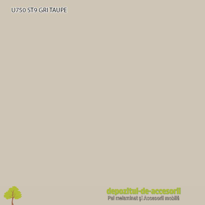 Pal melaminat Gri Taupe U750 ST9 EGGER