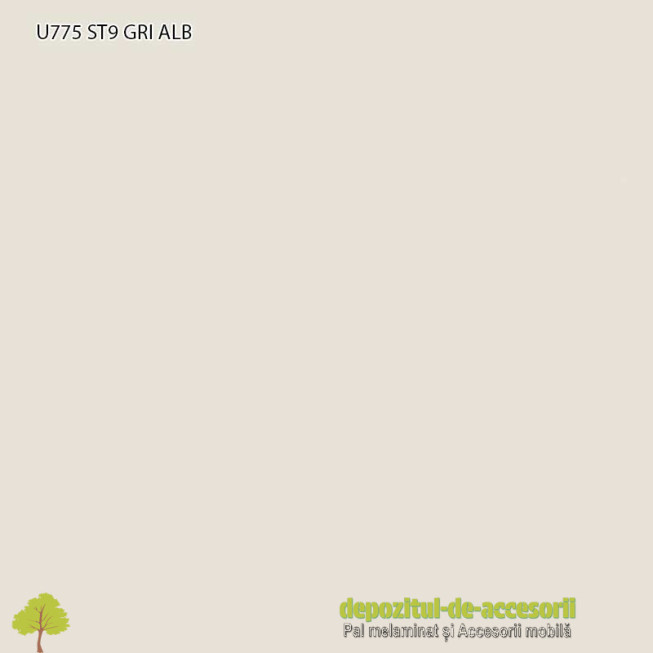 PAL Melaminat GRI ALB U775 ST9 EGGER