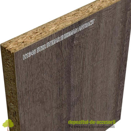 PAL Melaminat STEJAR SHERMAN ANTRACIT H1346 ST32 Egger