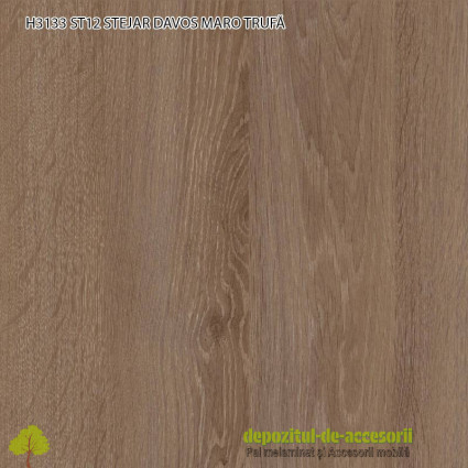 PAL Melaminat STEJAR DAVOS MARO TRUFĂ H3133 ST12 Egger